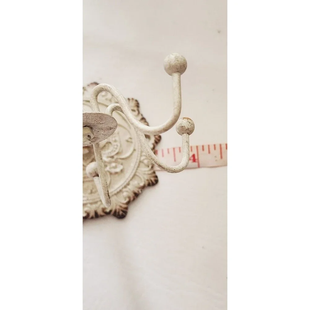 Vintage Jewelry Wall Spinner Hanger Spinning Holder Rack Wrought Iron Necklace